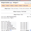 The Widget Builder is an example of a custom-built web application we can create for you. This application allows users to create their own custom widgets, complete with pre-made themes if they wish. With the custom Lead Viewer application, they can track their leads from each individual widget.